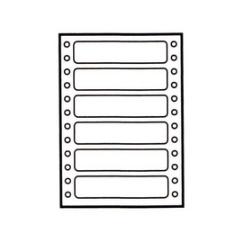 鶴屋24100 單排點矩陣印表機粉彩色專用標籤(900片/盒裝)