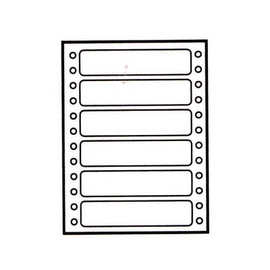 鶴屋24110 單排點矩陣印表機粉彩色專用標籤(900片/盒裝)