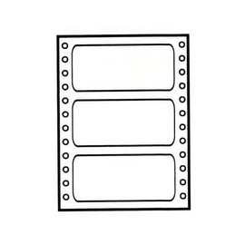 鶴屋48110 單排點矩陣印表機粉彩色專用標籤(450片/盒裝)