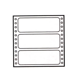 鶴屋48130 單排點矩陣印表機專用標籤(450片/盒裝)
