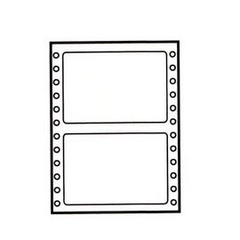 鶴屋74110 單排點矩陣印表機粉彩色專用標籤(300片/盒裝)