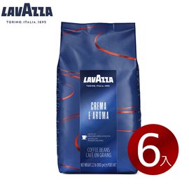義大利【LAVAZZA】CREMA E AROMA咖啡豆(1000g) / 一箱6包