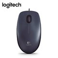 【Logitech-羅技】有線光學滑鼠 M100R《黑色;USB埠;1000dpi》/ 台