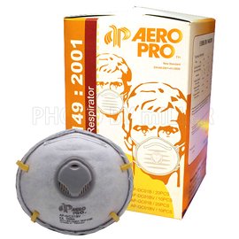 【米勒線上購物】AERO PRO 帶閥 活性碳口罩 符合歐規EN149 FFP1等級 每盒10入