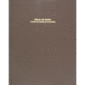 日本Nakabayashi黑色內頁自黏性相本咖啡色*H-A4PB-181-S