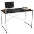 【黑武士】寬120x深60/公分(強化玻璃)書桌/電腦桌/餐桌/工作桌-TB60120G-BK