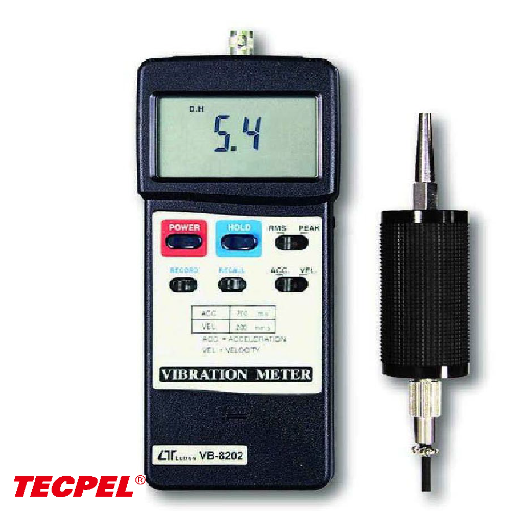 TCPEL泰菱電子直購網》Lutron 路昌 VB-8202 振動計 可測速度 加速度