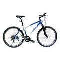 S350 26吋登山車 藍/白 Shimano 24速V夾 入門款運動休閒腳踏車