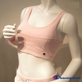 日本 champion 【自由】運動內衣【 f 1 粉紅色】有胸墊˙棉質