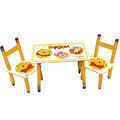 (001)小熊維尼POOH鉛筆型兒童書桌椅(庫存出清)