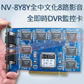 NV-8Y8Y全中文化8路影音全即時DVR高畫質監控卡(高畫質 絕對保證清晰)