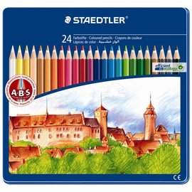 【施德樓】MS145CM24 快樂學園 油性色鉛筆24色入 / 盒