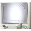 《日成》浴室方形防蝕明鏡 (有防霧.附玻璃平台) HM-071