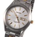 CASIO 時計屋 SEIKO 手錶 SGG603P1 超輕鈦金屬錶帶半金男錶 儉約丁字 一年保固 附發票