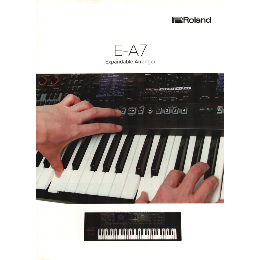 Roland E-A7 61鍵 自動伴奏勤 數位電子琴 EA7贈5000元台灣本土節奏卡[匯音樂器]