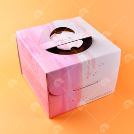 【艾佳】手提6吋蛋糕盒(含金盤)/個