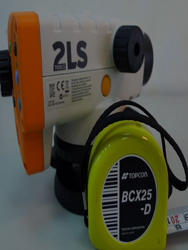 日本TOPCON 2LS AT-124D ORION 電子水準儀水平儀附腳架箱尺日本製