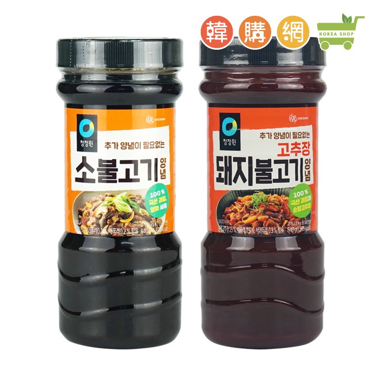 韓國DAESANG大象水梨醃烤肉醬840g(原味/辣味)【韓購網】