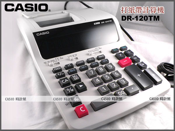 促銷特價 Casio 時計屋卡西歐計算機dr 1tm 打紙帶計算機兩色保固附發票 Pchome商店街 台灣no 1 網路開店平台