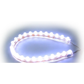 【 大林電子 】 LED 軟條顆燈 (白) 12V 聖誕節 裝飾超有氣氛