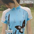 【sporty】墨蝶之女性短袖反光車衣.自行車.腳踏車.單車.小折.騎行服 P082-C0153