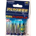 TOSHIBA東芝鹼性電池4號AAA10粒裝