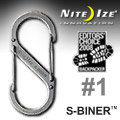 【美國 NITE IZE】S-Biner 1號 S型不鏽鋼雙面扣環.8字勾環.小掛勾.鑰匙圈.登山.露營.自助旅行 SB1-03