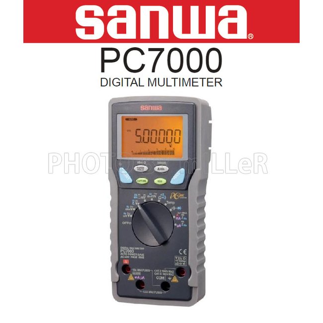 【米勒線上購物】萬用電錶 SANWA PC7000 數字型萬用電錶 高精度/高分辨率/可連結電腦