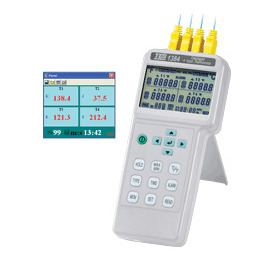 【米勒線上購物】溫度計 TES-1384 四通道溫度計/記錄器 USB介面 可接電腦
