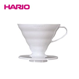 《HARIO》V60白色02樹脂濾杯 VD-02W