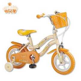 【寶貝樂】12吋小河馬兒童腳踏自行車(黃)【QW1250Y】(BEQW1250Y)