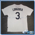 【ANGEL NEW ERA】MLB Majestic 坦帕灣光芒隊 LONGORIA 背號短T 白 6910232-003