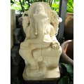 ▽Bali 峇里島砂岩石雕~象神雕刻 大象雕刻(D40*H70cm)