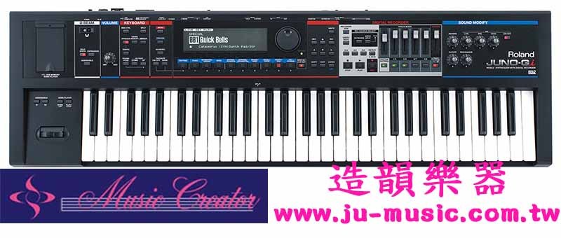 造韻樂器音響Roland JUNO-Gi 行動型合成器鍵盤電子琴- 造韻樂器音響JU