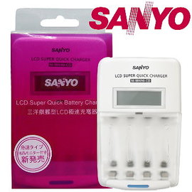 好朋友 三洋 SANYO SANLUX旗艦型LCD極速充/放電器 SYNC-LS01