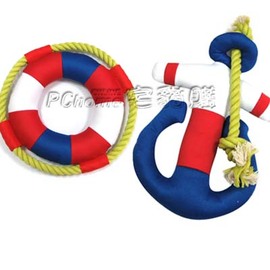 ☆夏日海軍風浮水玩具救生圈/海軍錨超可愛造型夏天游泳必備玩具
