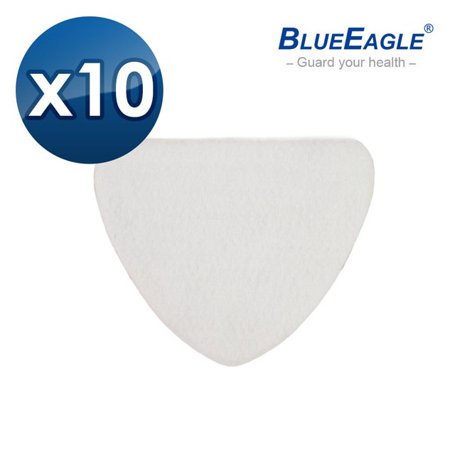 藍鷹牌 防塵濾棉片 濾塵片 需搭配 NP-22 防塵口罩 替換用 10片/盒 F-2*10