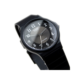 MQ-24-1B3 卡西歐 MQ-24-1B3LDF CASIO 指針錶 黑面 數字時刻 黑色橡膠錶帶 35mm 男錶 女錶 時間玩家