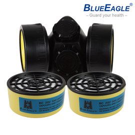藍鷹牌 NP-306 澳規雙濾罐式防毒口罩搭RC-202濾罐 一般有 機氣體/異味 1組 NP-306*RC-202