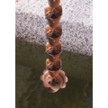日本進口-純銅藝術落水鏈（D龍騰-長270cm）、水鍊、銅藝術落水鍊、藝術落水鍊、落水鍊、排水風鈴、水風鈴、落水風鈴