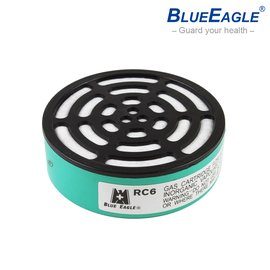 【醫碩科技】藍鷹牌 RC-6美規酸性濾毒罐 過濾一般無機/酸性氣體 適用NP-307、NP-308防毒口罩
