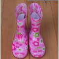 日本HAPPY MOUSE櫻桃草莓花朵圖案水晶果凍雨鞋/雨靴$零碼超值特價298元