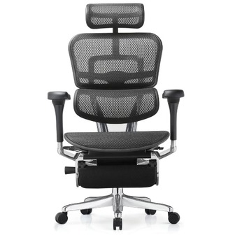 ERGOHUMAN 2.0版 - LM 4D手固定式腳凳版 (2023新上市)預購品 HAWJOU 豪優人體工學椅專賣店