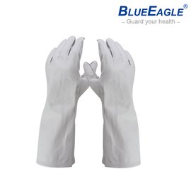 藍鷹牌 氬銲軟皮手套 TIG-14 五指氬氧銲專用防護手套 工作手套 防熱手套 台灣製手套 1雙 長35CM