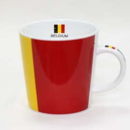世界國旗馬克杯-比利時 Belgium
