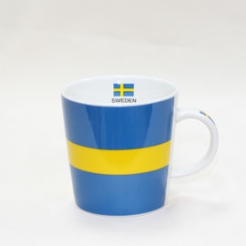 世界國旗馬克杯-瑞典 Sweden