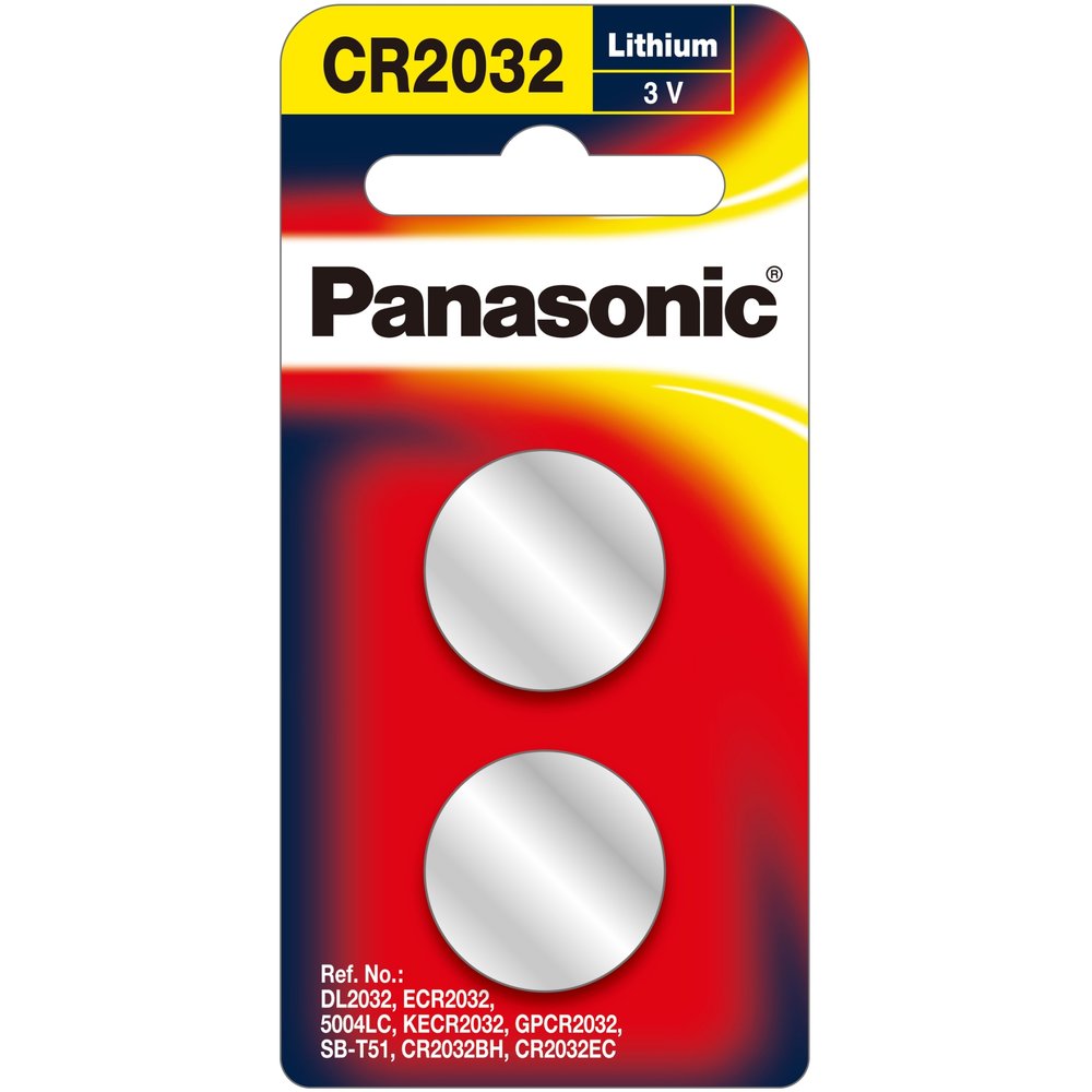 Panasonic鋰鈕電池CR2032 2入