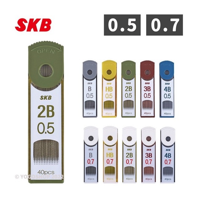 SKB 自動鉛筆芯 PR-30 /一筒入(定30) 0.5mm 0.7mm高級樹酯自動鉛筆芯-文