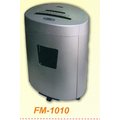 FILUX 短碎狀專業型碎紙機 FM-1010(可碎紙張/信用卡/CD)(LED液晶面版指示 )極機密超細碎紙 3*9mm