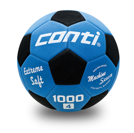 Conti 軟式樂樂安全足球 #4 藍 S1000-4-BKB